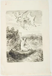 Esquisse pour La Fille du Roi des Marais