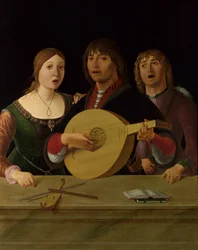 Un concert, vers 1490
