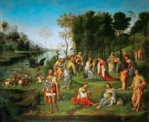 Allégorie de la cour d