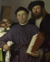 Le médecin Giovanni Agostino della Torre et son fils, Niccolò, vers 1515