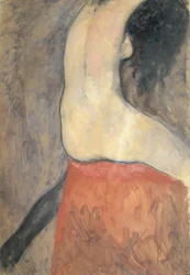 Figure nue de dos, vers 1910-12