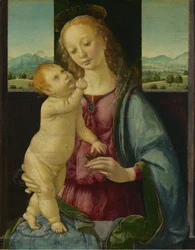 Madone et enfant avec une grenade, 1475-1480