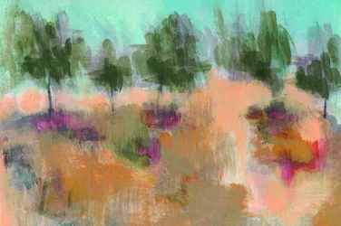 Paysage abstrait et onirique