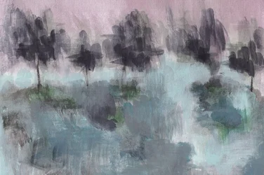 Abstraction de la forêt brumeuse