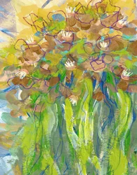Fleurs éclatantes du jardin