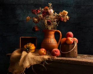 Nature morte rustique d