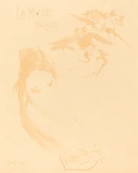 La Muse malade, vers 1900