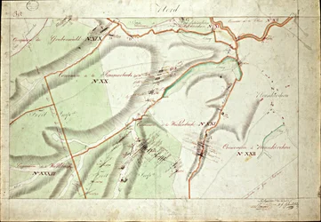 Atlas des concessions du terrain houiller de la Sarre par Mrs Beaunier & Calmelet, ingénieurs du corps des mines.