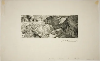 Carrière de grès
