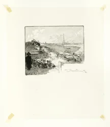 The Dawn, plate fourteen from Le Long de la Seine et des Boulevards