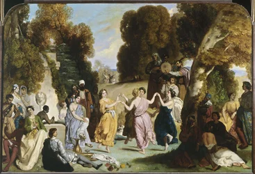 Danse des Muses, entre 1846 et 1851 (huile sur toile)