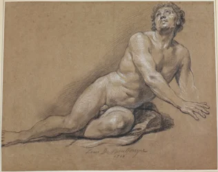 Nu masculin couché