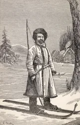 Un natif de Votiak, Russie, de 
