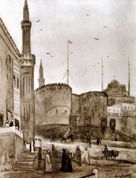 Entrée de la ville, Le Caire, Égypte, 1928