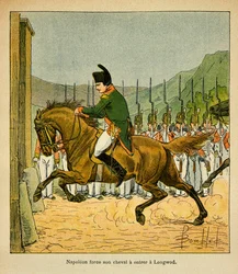 Illustration de Louis Bombled (1862-1927) du livre « Le Mémorial de Sainte-Hélène » du comte Emmanuel de Las Cases (1766-1842) : L
