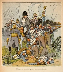 Illustration de Louis Bombled (1862-1927) du livre « Le Mémorial de Sainte-Hélène » du comte Emmanuel de Las Cases (1766-1842) : L