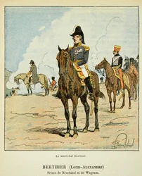 Portrait équestre du maréchal Louis Alexandre Berthier, prince de Neuchâtel et de Wagram