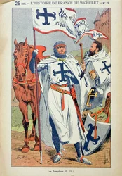 Les Templiers, illustration tirée de 