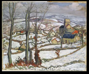 Village sous la neige, c.1910-11