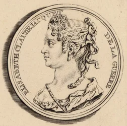 Portrait de la compositrice Élisabeth Claude Jacquet de La Guerre 1665-1729