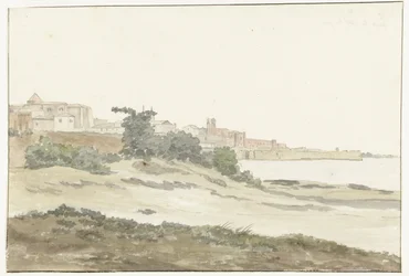 Vue de Barletta située sur la côte