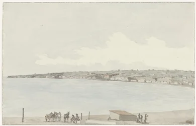 Vue du promontoire de Pausilype avec l