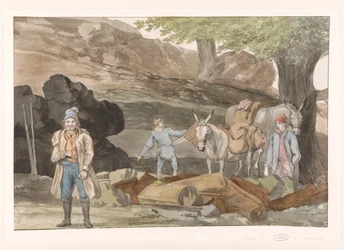 Halte à la grotte delle Capre aux confins des deux Régions Nemorosa & Fredda (Voyage en Italie, en Sicile et à Malte - 1778)