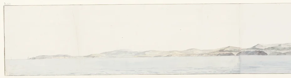 Panorama avec Agrigente et la côte (Voyage en Italie, en Sicile et à Malte - 1778)