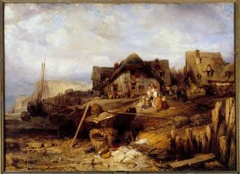 Plage à marée basse