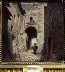 « La porte maure ». Paysage urbain au Maroc. (1803-1886), 1835, musée Pouchkine, Moscou