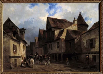 Rue de village breton