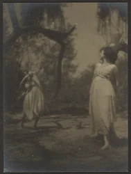 [Danseurs dans le jardin]