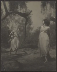 [Danseurs dans le jardin]