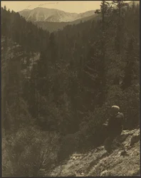 Vue lointaine du mont Gorgonio