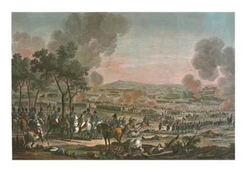 Bataille près de Wagram, 7 juillet 1809, vers 1850