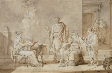 Cornelia présentant ses deux jeunes fils
