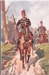 Chasseurs à Cheval, Carte Postale, Années 1920