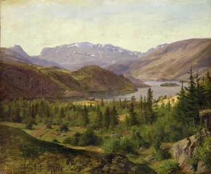 Hjelle dans le Valders, Tile Fjord, 1835