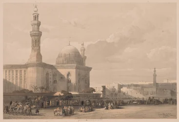 Égypte et Nubie : Volume III - N° 38, Mosquée du Sultan Hassan depuis la Grande Place de Rameyleh