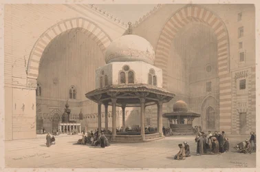 Égypte et Nubie : Volume III - No. 8, Mosquée du Sultan Hassan, Le Caire, 1838