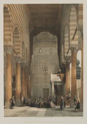 Égypte et Nubie, Volume III : Intérieur de la mosquée des Metwalys, 1849
