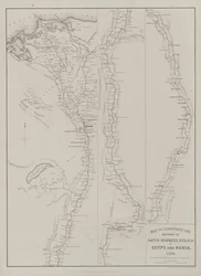 Égypte et Nubie, Volume III : Carte pour illustrer les croquis de David Roberts, Esq...1849
