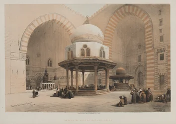Égypte et Nubie, Volume III, Mosquée du Sultan Hassan, Le Caire, 1848