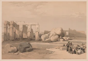 Égypte et Nubie : Volume II - N° 4, Fragments des Grands Colosses, au Memnonium