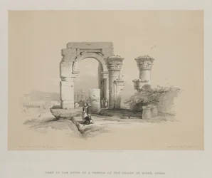 Égypte et Nubie, Volume II : Ruines - Temple sur l