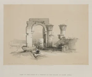Égypte et Nubie, Volume II : Ruines - Temple sur l