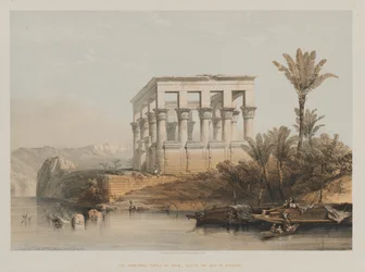 Égypte et Nubie, Volume II : Le temple hypaethral à Philae, appelé le Lit de Pharaon