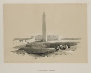 Égypte et Nubie, Volume I : Obélisque à Alexandrie, communément appelé l