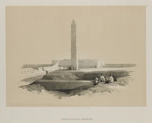 Égypte et Nubie, Volume I : Obélisque à Alexandrie, communément appelé l