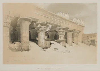 Égypte et Nubie Volume I : Portique du temple d